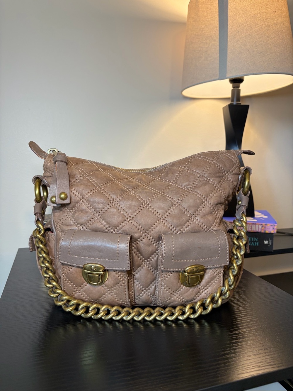 Marc Jacobs Quilted Multi Pocket Bag / Blake Bag Chain Strap (FAIR Condition)